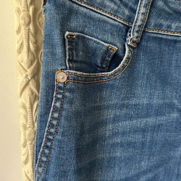 PILCRO AND THE LETTERPRESS | by Anthropologie Blue High Rise Denim Skinny Jeans - Picture 4 of 12